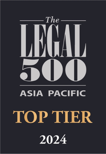 Legal 500 Asia Pacific Top Tier