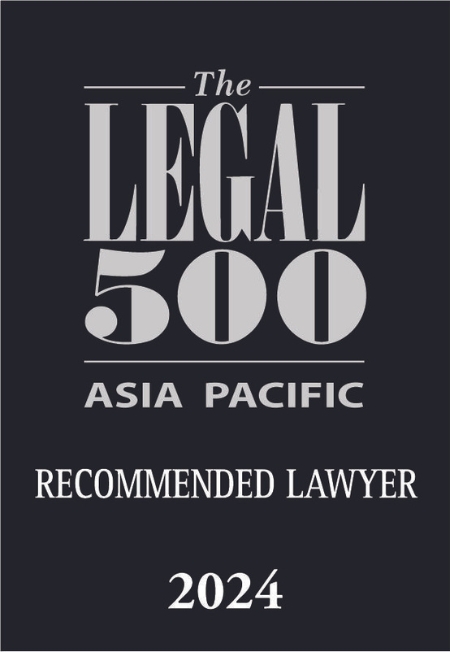 Legal 500 Asia Pacific Recommended Lawyers