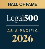 Legal 500 Asia Pacific 2026 Hall of Fame