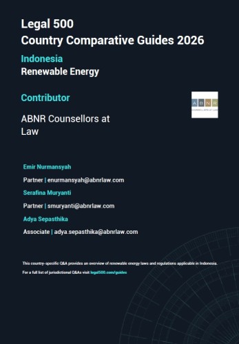 Legal500 Country Comparative Guides: Renewable Energy - Indonesia