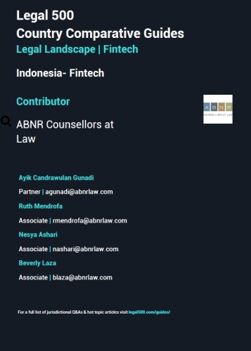 Legal500 Country Comparative Guides - Legal Landscape: Fintech - Indonesia