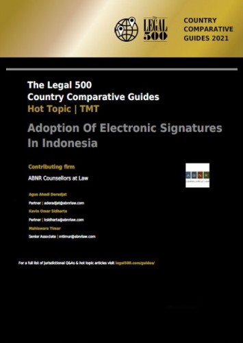 Legal 500: Hot Topic TMT - Adoption of Electronic Signatures in Indonesia