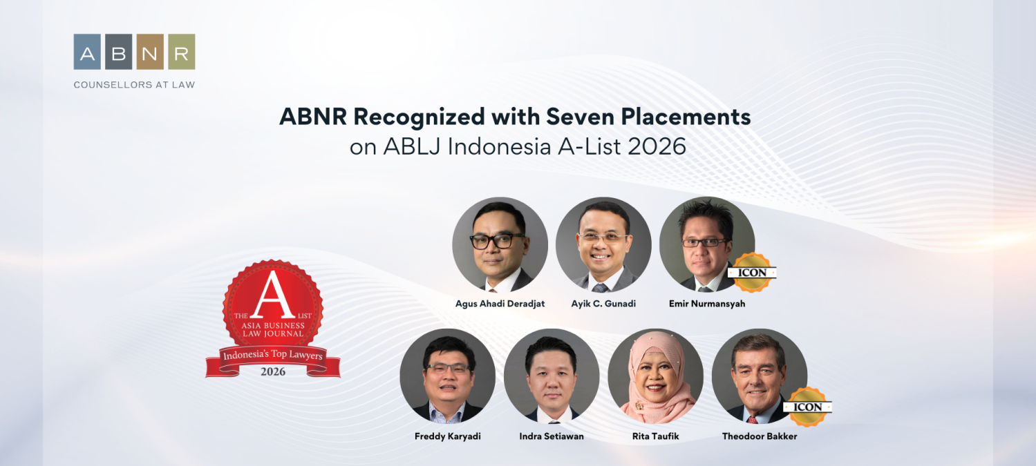 ABNR Recognized with Seven Placements on ABLJ Indonesia A-List 2026
