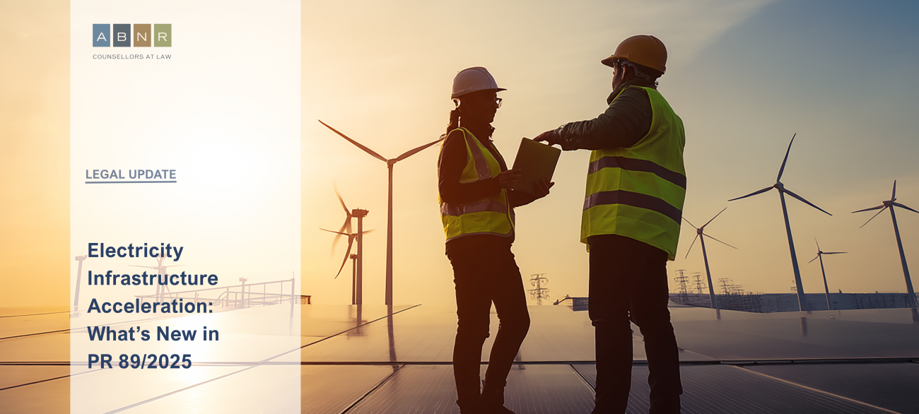 Electricity Infrastructure Acceleration: What’s New in PR 89/2025